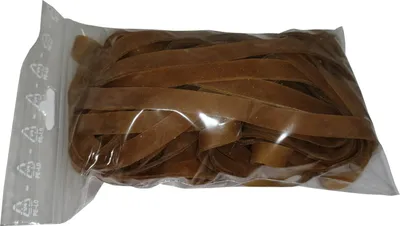 Produktbild von 100 g Gummiringe natur 130 mm Ø 1,2 x 8 mm breit