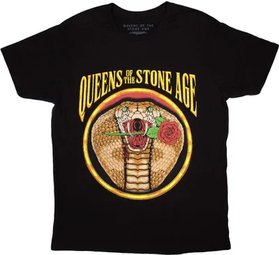 Produktbild von Queens Of The Stone Age - T-Shirt für Herren/Damen Uni RO11998 (XL) (Schwarz)