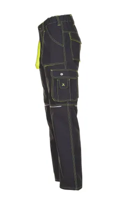 Zdjęcie produktu dla Spodnie Planam Basalt Neon, model Bundhose, kolor antracyt/żółty, rozmiar 58, numer artykułu: 6220058