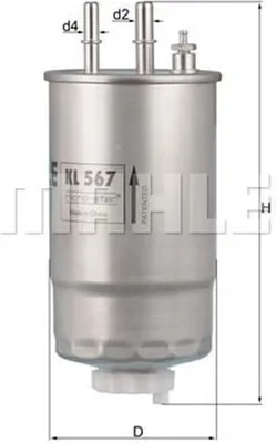 Produktbild von Kraftstofffilter KNECHT KL 567
