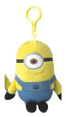 Produktbild von Minions Plüschschlüsselanhänger mit Clip 6 Motive