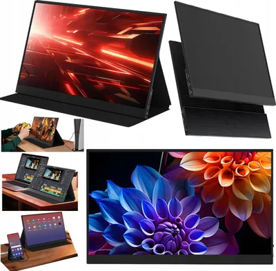Zdjęcie produktu dla Monitor Przenośny Do Laptopa Telefonu 16,1" 1920*1080p Fhd Zeuslap P16a