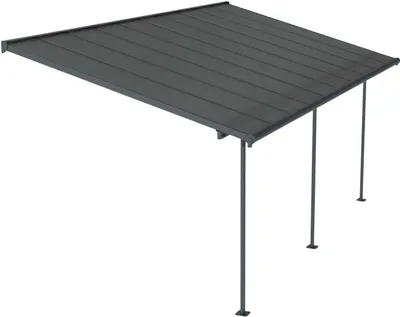 Image de Pergola 18.6m² gris anthracite - Palram - 705602 - capri