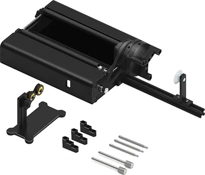 Obrázok produktu pre 4 v 1 rotačný valec osi Y, sivé zadné príslušenstvo stožiara, príslušenstvo pre gravírovací stroj Swiitol C18 PRO\C24 PRO\E6 PRO\E18 PRO\E24 PRO