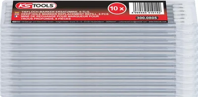 Produktbild von KS TOOLS Tiefloch-Marker Ersatzmine, 10x6er Pack