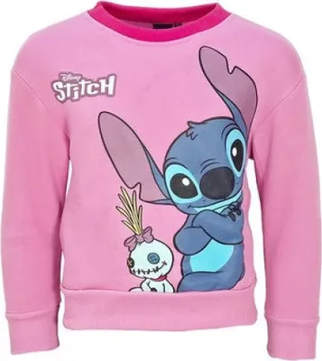Produktbild von Disney Lilo und Stitch Kinder Mädchen Sweater Pulli Pullover – Rosa / 92