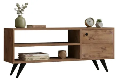 Produktbild von Spinola - TV-Möbel, 120x29x50h cm Eiche Braun, ein Regal