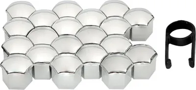 Immagine prodotto di Tappi a vite 19 mm, cromo, 20 pz.