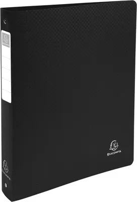 Produktbild von Exacompta Ringbuch DIN A4, erweiterte Ausführung, schwarz, Rückenbreite 40 mm
