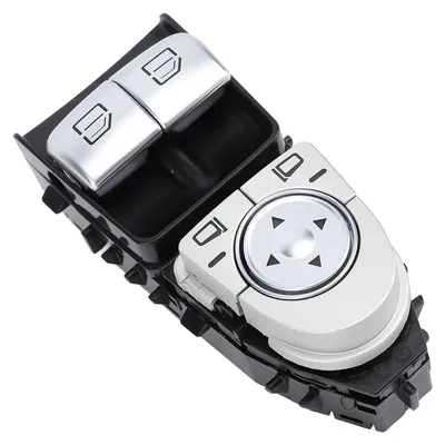 Productafbeelding van Elektrische raambedieningsschakelaar 2059050302, linker bestuurderszijde, elektrische bediening, vervanging voor Vito W447, C-klasse Coupé W205