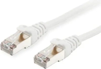 Produktbild von Equip Cat.6A S/FTP Patchkabel, 25m, Weiß, RJ-45, halogenfrei