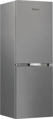 Image de Whirlpool WHKH 1361 XP4E, 325 l, Système sans givre (réfrigérateur), 6 kg/24h, E, Compartiment Fresh Zone, Noir, Argent