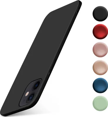 Produktbild von ALPHA-Case für iPhone 12, Farbe:Schwarz