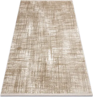 Immagine prodotto di Tappeto moderno DUKE A0357 beige - Vintage strutturata, molto morbida, frange beige 160x220 cm