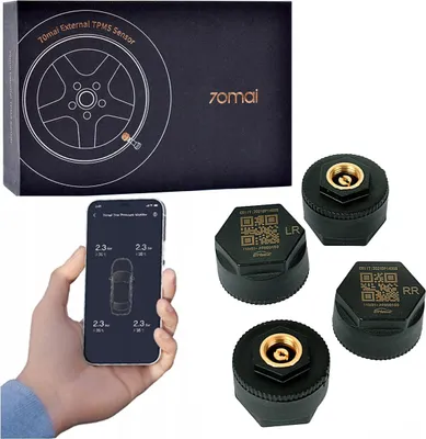 Zdjęcie produktu dla 70mai Tpms T04 Czujniki Ciśnienia W Oponach Do Kamery M500