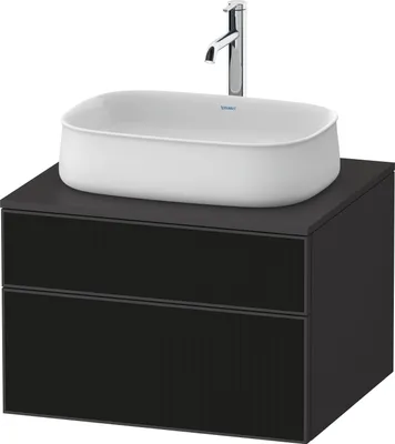 Image de Duravit Zencha Meuble sous-lavabo sur console, 650x550x442mm, 1 découpe au centre, ZE4820063800000