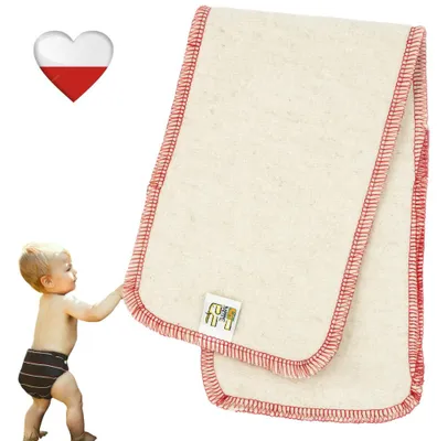 Immagine prodotto di NappiMe, inserti assorbenti in cotone organico colorati, taglia M, 10x34 cm, per pannolini