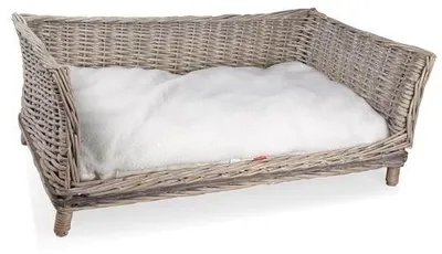 Produktbild von Korbsofa Provence mit Kissen 90x54x35cm