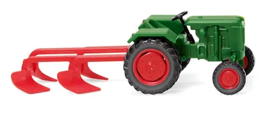 Produktbild von Wiking Normag Faktor I mit Pflug, Traktor-Modell, Vormontiert, 1:87, Normag Faktor I mit Pflug, Unisex, 1 Stück(e)