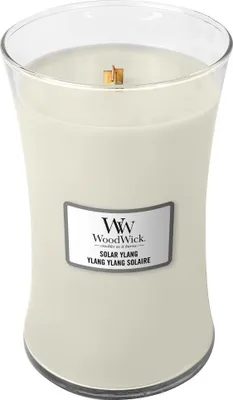 Produktbild von WoodWick 10.16479.0025, Zylinder, Weiß, Bergamotte, Jasmin, Moschus, Sandelholz, Tuberose, Canangabaum, 1 Stück(e)