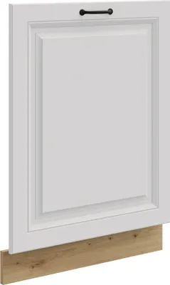 Produktbild von Frontblende für vollintegrierten Geschirrspüler 60 cm Stilo Weiß + Eiche Artisan