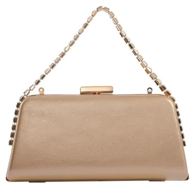 Immagine prodotto di CORIOS Pochette da sera con strass per donna, pochette da sposa scintillante con diamanti, piccola borsa a mano
