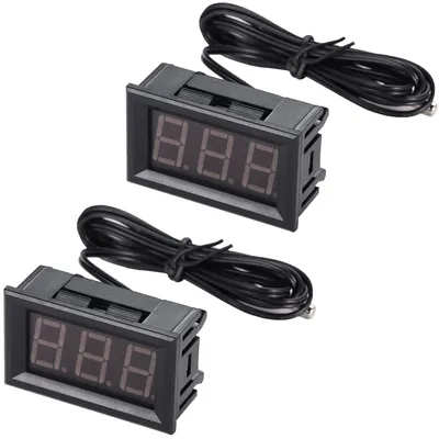 Obrázek produktu pro Digitální teploměr s LED displejem, 0,56 palce, napájení 12V, rozsah měření -50  110 °C, s vodotěsným senzorem NTC