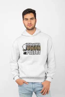 Produktbild von D&B Uni Hoodie MO00101 Vogon Weiß-Größe XL