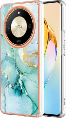Image de Etui pour Honor X9b, étui antichoc en TPU souple vert
