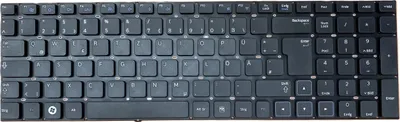 Produktbild von DEUTSCHE - Schwarz ohne Rahm Tastatur version 2 für Samsung NP300E7A-A02UK