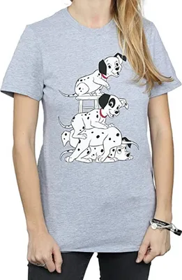 Produktbild von 101 Dalmatians - T-Shirt für Damen BI1702 (L) (Grau)