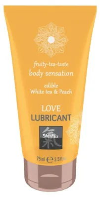 Produktbild von HOT Shiatsu Love Lubricant edible White tea & Peach 75ml