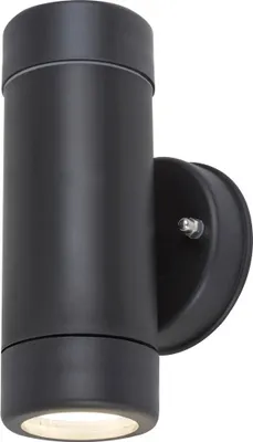 Image de Rabalux Luminaire de façade noir Medina pour ampoule 2x GU10 8833