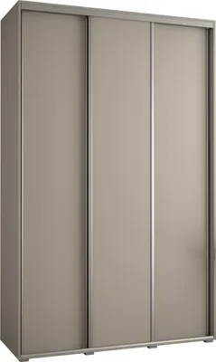 Produktbild von Kryspol Dakota 1 Schrank, drei Türen - 235,2x160x45cm - Kaschmir Silber