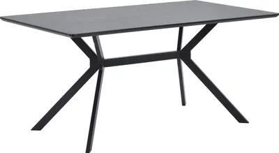 Produktbild von bruno esstisch recchteck mdf schwarz 160x90cm