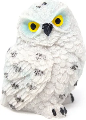Produktbild von Dekofigur Poly - Schnee-Eule - 5,5cm