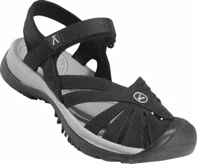 Produktbild von Keen Women's Rose Sandal Black/Neutral Gray 38,5 Damen Wanderschuhe