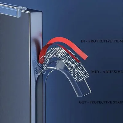 Image de Protection d'angle pour coins bébé – Protection d'angle pour tables, 3 m, avec 4 protections d'angle