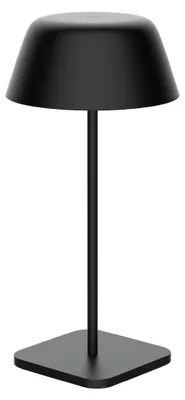 Produktbild von Luxus - Tischleuchte Paros - Schwarz - H27 x Ø12