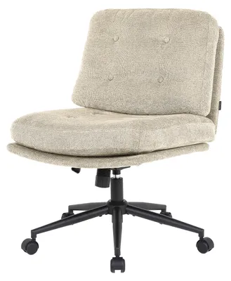 Produktbild von home24 Bürodrehstuhl - Webstoff / Eisen / Nylon