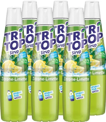 Produktbild von Tri Top Getränke-Sirup Zitrone-Limette 600ml - kalorienarm (6er Pack)