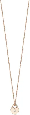 Produktbild von Esprit ESNL01171342 Damen Collier Herz Fave Rose Weiß 45 cm