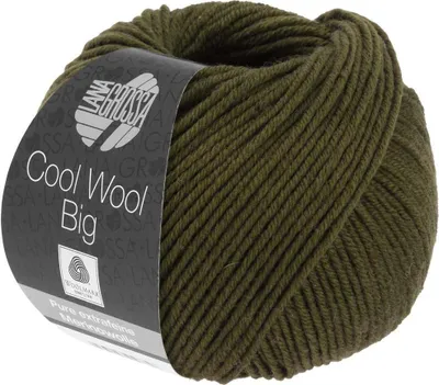Produktbild von Lana Grossa - Cool Wool Big 1005 dunkeloliv