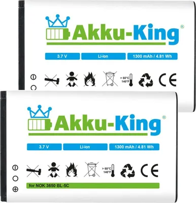 Akku fuer AVM Fritz!Fon C6 X6 - 1300mAh