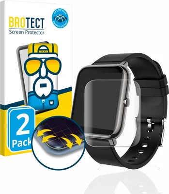 Produktbild von 2x BROTECT Fullscreen Schutzfolie für Popglory P22 Displayschutz Folie Fullcover Klar Transparent