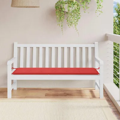 Produktbild von vidaXL Gartenbank-Auflage Rot 150x50x3 cm Oxford-Gewebe
