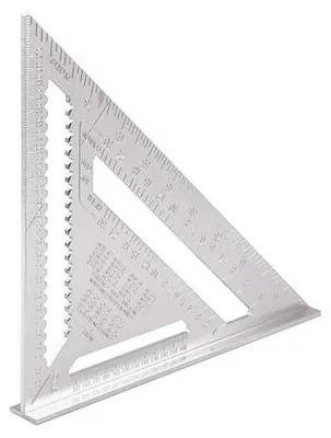 Zdjęcie produktu dla Kątownik stolarski aluminiowy 300 mm do drewna profesjonalny