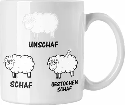 Produktbild von Trendation - Fotograf Tasse Geschenk Unschaf Schaf Gestochen Schaf Kameramann Kamera Fotografin Geschenkidee (Weiß)
