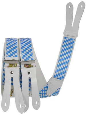 Produktbild von Hosenträger mit Knopfloch Motiv Bayern