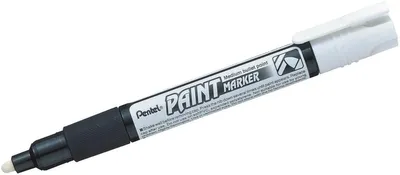 Produktbild von Lackmarker 2,0mm Rundspitze weiß Packung mit 12 Stück